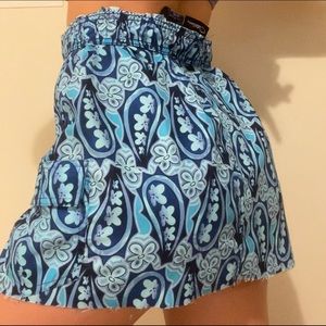 Mini Tropical Pattern Mini Skirt!